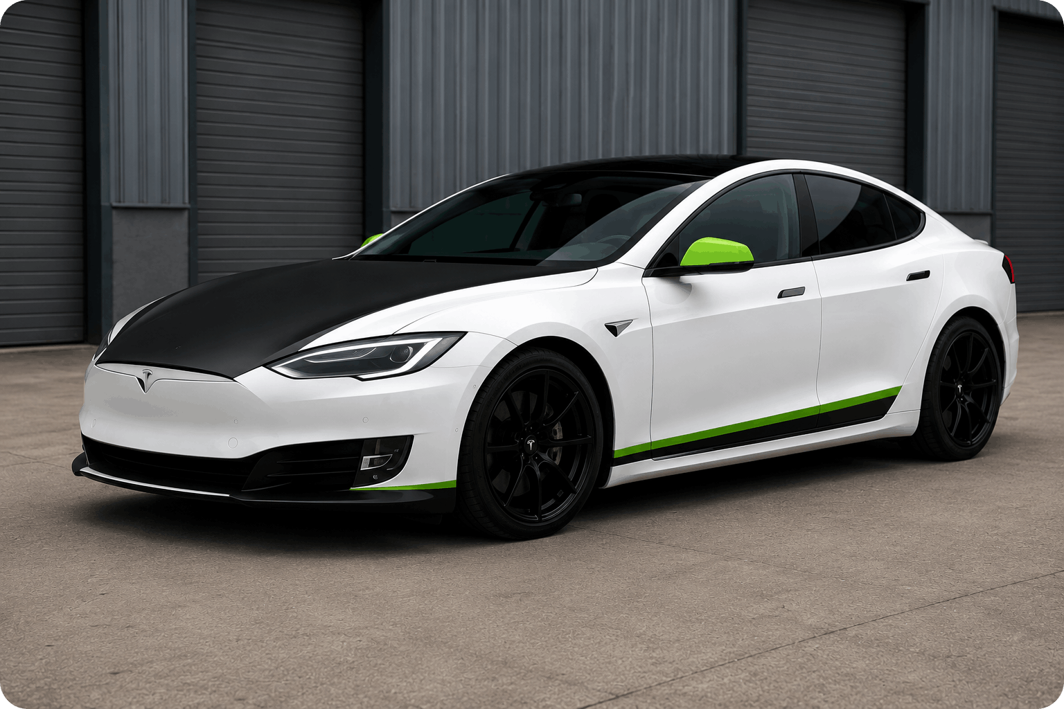 Tesla Partial Wrap by Vivid Visuals