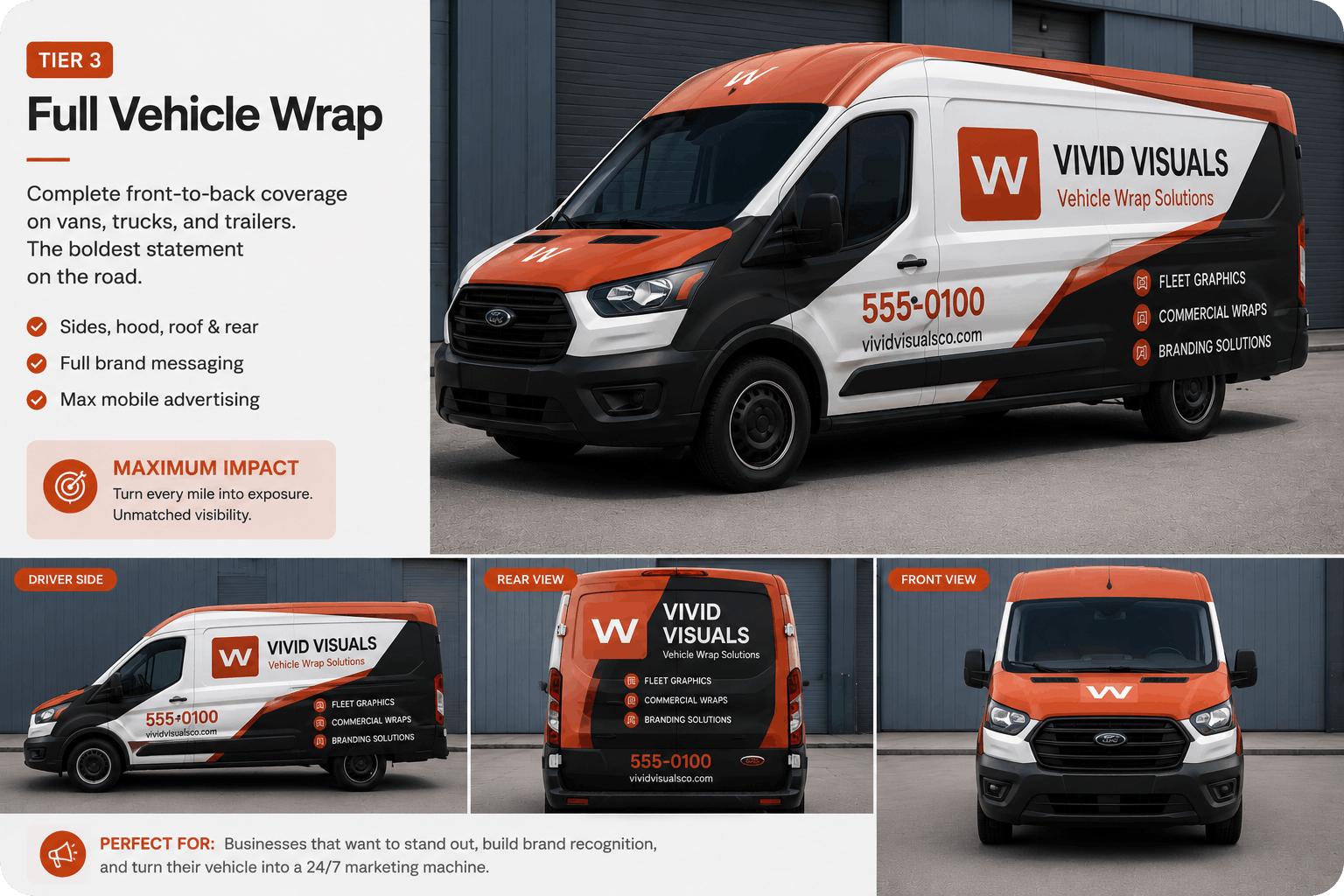 Tier 3 - Full Vehicle Wrap