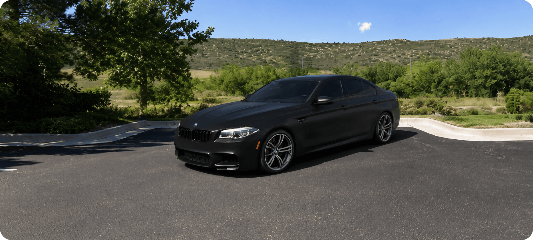 Matte Wrap by Vivid Visuals on BMW M5